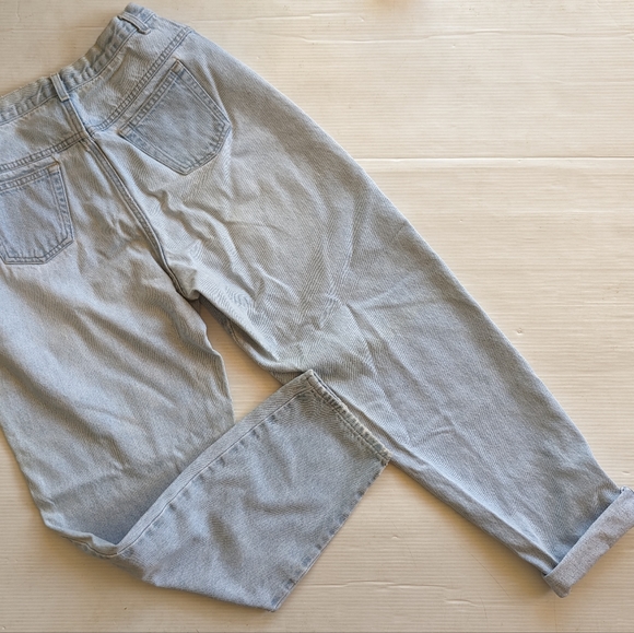 VINTAGE Northwest Blue faded light wash high rise tapered leg mom jeans - Picture 4 of 13